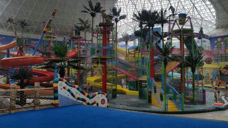 钢网架结构大型室内游乐场水世界